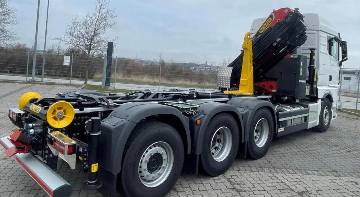 MAN TGS 35.510 8×4 Tridem kranväxlare Palfinger - شاحنة ذات خطاف, شاحنة كرين: صورة 4 MAN TGS 35.510 8×4 Tridem kranväxlare Palfinger - شاحنة ذات خطاف, شاحنة كرين: صورة 4