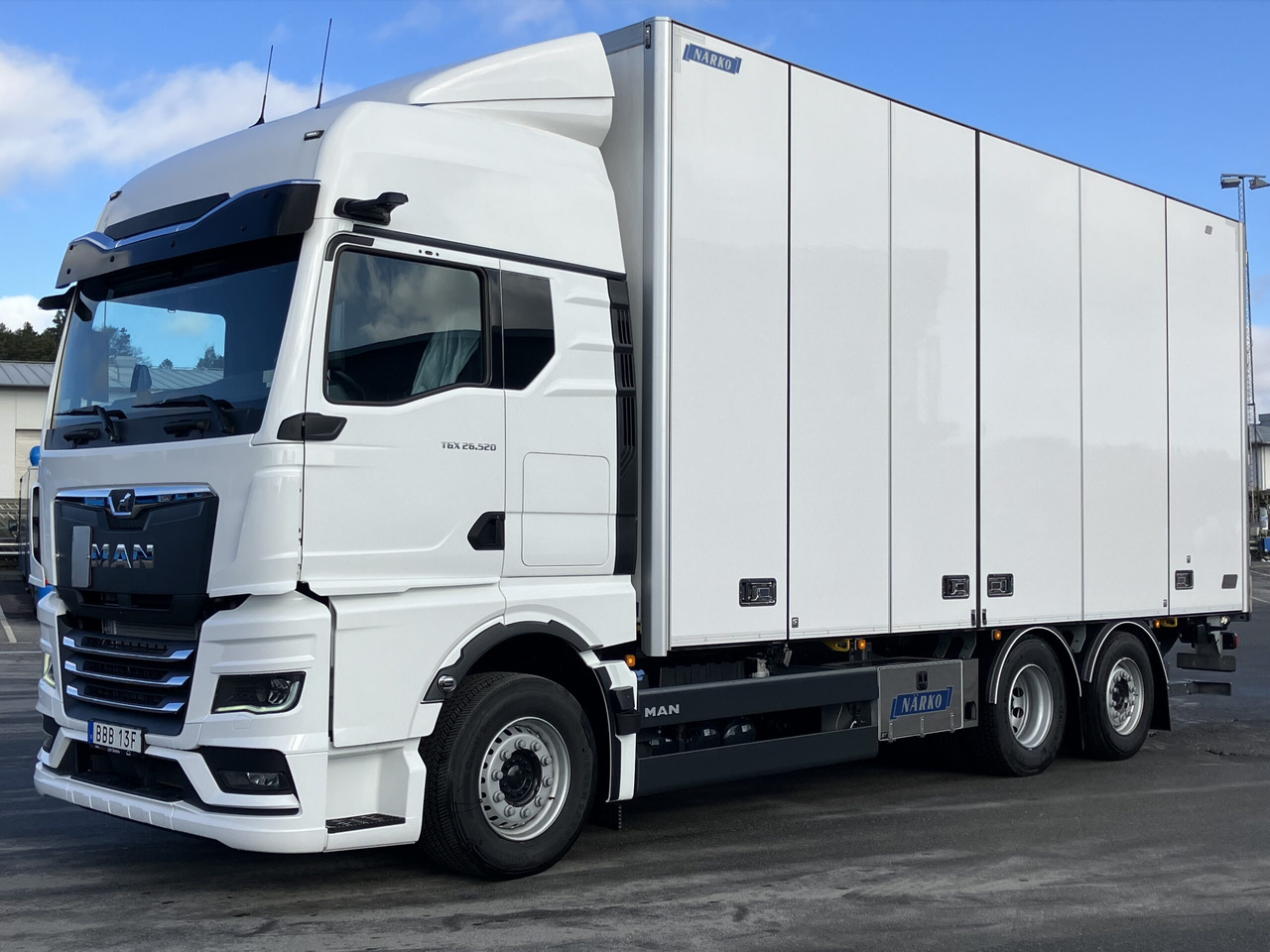 MAN TGX 26.520 6×2-4 fjärrbil Närko - شاحنة مقفلة: صورة 1 MAN TGX 26.520 6×2-4 fjärrbil Närko - شاحنة مقفلة: صورة 1