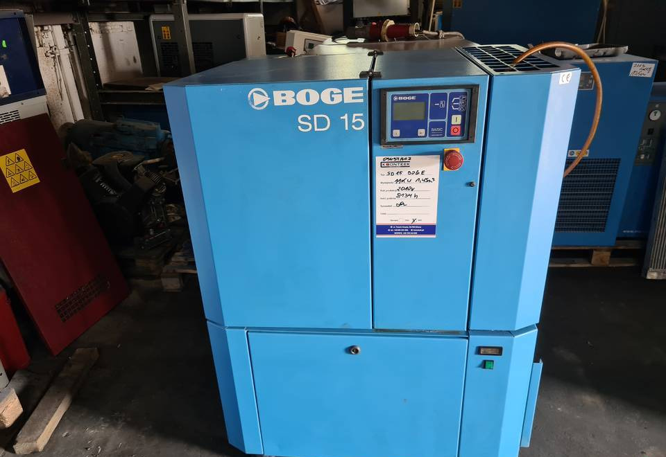 Kompresor śrubowy Boge SD 15, 11 kw - الضاغط: صورة 1 Kompresor śrubowy Boge SD 15, 11 kw - الضاغط: صورة 1