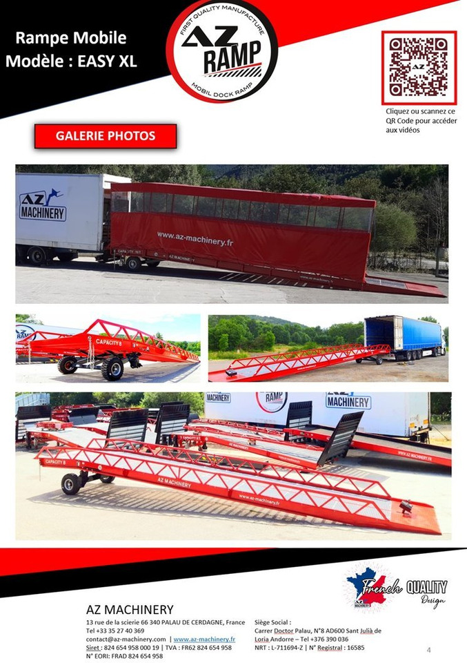 AZ RAMP-EASY XL-20 . Mobil Loading Ramp WIDE With Level Off, 20 t Capacity - منحدر تحميل: صورة 2 AZ RAMP-EASY XL-20 . Mobil Loading Ramp WIDE With Level Off, 20 t Capacity - منحدر تحميل: صورة 2
