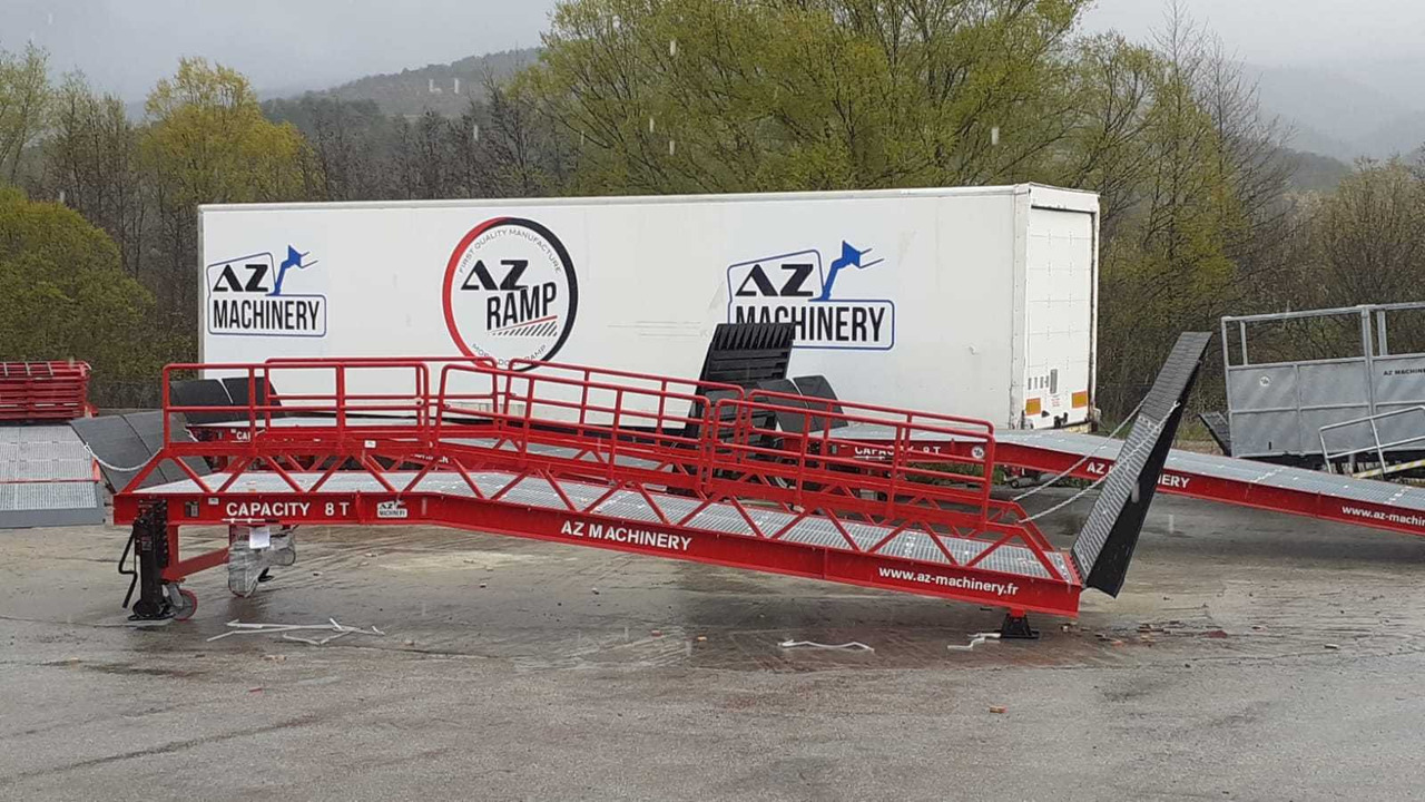 جديدة منحدر تحميل Loading Ramp with with hydraulic tilting bridge -  AZ RAMP - STAR-RL- 12T. 12 ton capacity: صورة 14