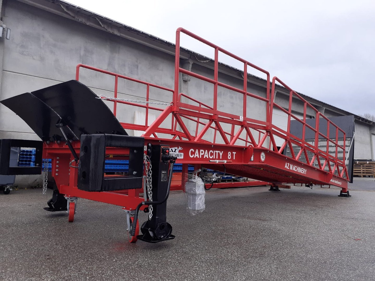 جديدة منحدر تحميل Loading Ramp with with hydraulic tilting bridge -  AZ RAMP - STAR-RL- 12T. 12 ton capacity: صورة 6