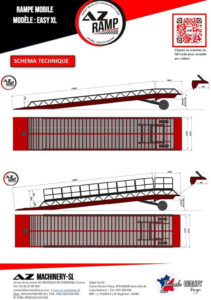 **RENTAL 12-24-36 Month** AZ RAMP-EASY XL-8 . Mobil Loading Ramp - منحدر تحميل: صورة 5 **RENTAL 12-24-36 Month** AZ RAMP-EASY XL-8 . Mobil Loading Ramp - منحدر تحميل: صورة 5