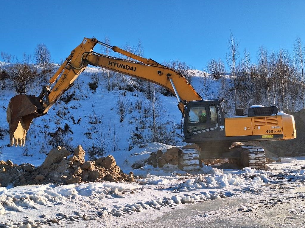 Hyundai Robex 450 LC-7 A - حفار زحاف: صورة 3 Hyundai Robex 450 LC-7 A - حفار زحاف: صورة 3