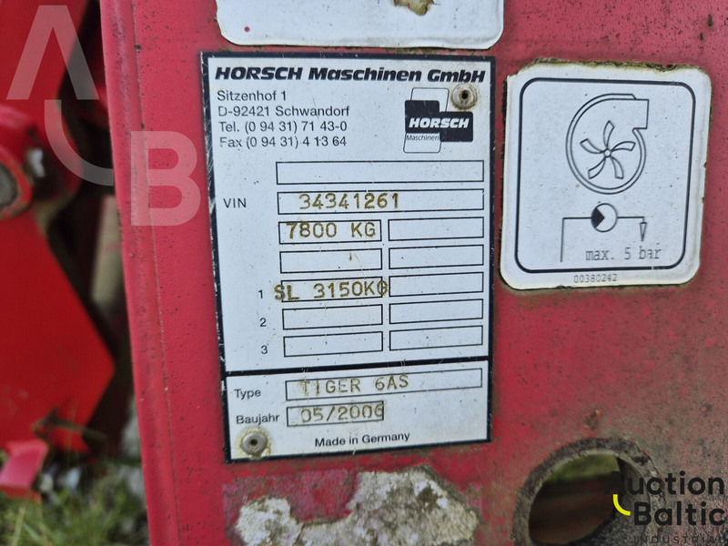 المحراث Horsch Tiger 6 AS: صورة 18