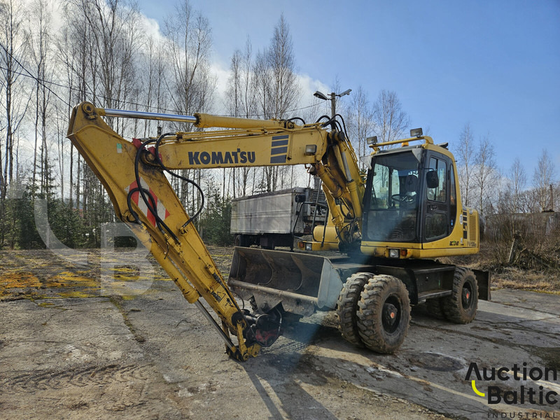 Komatsu PW130ES-6K - حفارة دولاب: صورة 1 Komatsu PW130ES-6K - حفارة دولاب: صورة 1