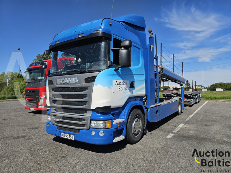 Scania R 450 - شاحنة نقل سيارات شاحنة: صورة 1 Scania R 450 - شاحنة نقل سيارات شاحنة: صورة 1