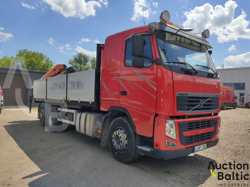 Volvo FH500 - شاحنات مسطحة, شاحنة كرين: صورة 1 Volvo FH500 - شاحنات مسطحة, شاحنة كرين: صورة 1