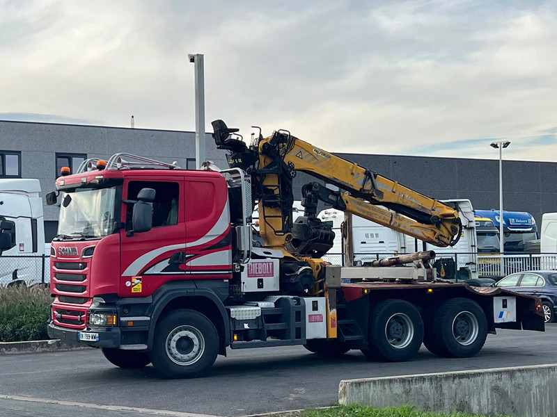 Scania R580 6x4 full steel*3pedal opticruise*R580 V8* - شاحنة قطع الأشجار: صورة 2 Scania R580 6x4 full steel*3pedal opticruise*R580 V8* - شاحنة قطع الأشجار: صورة 2