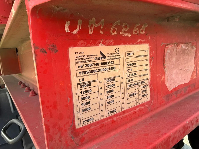 Stas TIPPER 63 CUBE***SAF AXLE*** - قلابة نصف مقطورة نصف مقطورة قلابة: صورة 4 Stas TIPPER 63 CUBE***SAF AXLE*** - قلابة نصف مقطورة نصف مقطورة قلابة: صورة 4