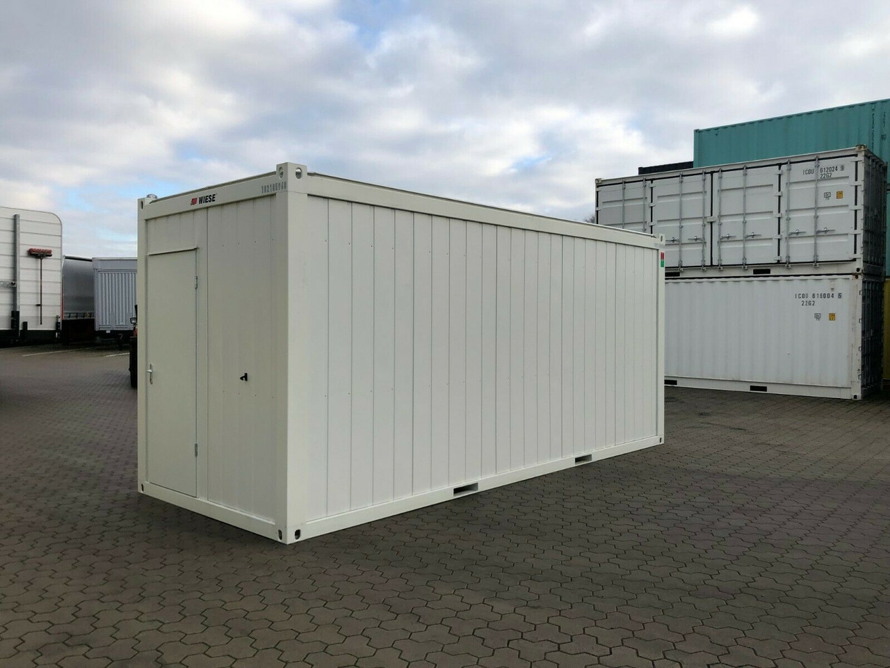 20ft Bürocontainer Wohncont.Mannschaftscontainer - نصف مقطورة لنقل الحاويات: صورة 2 20ft Bürocontainer Wohncont.Mannschaftscontainer - نصف مقطورة لنقل الحاويات: صورة 2