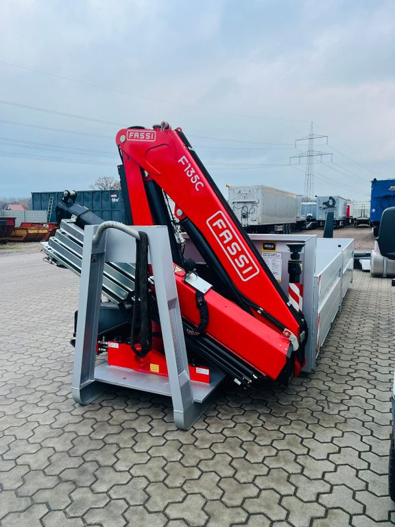 Abrollcontainer Container Kran Fassi F135 - نصف مقطورة لنقل الحاويات: صورة 2 Abrollcontainer Container Kran Fassi F135 - نصف مقطورة لنقل الحاويات: صورة 2