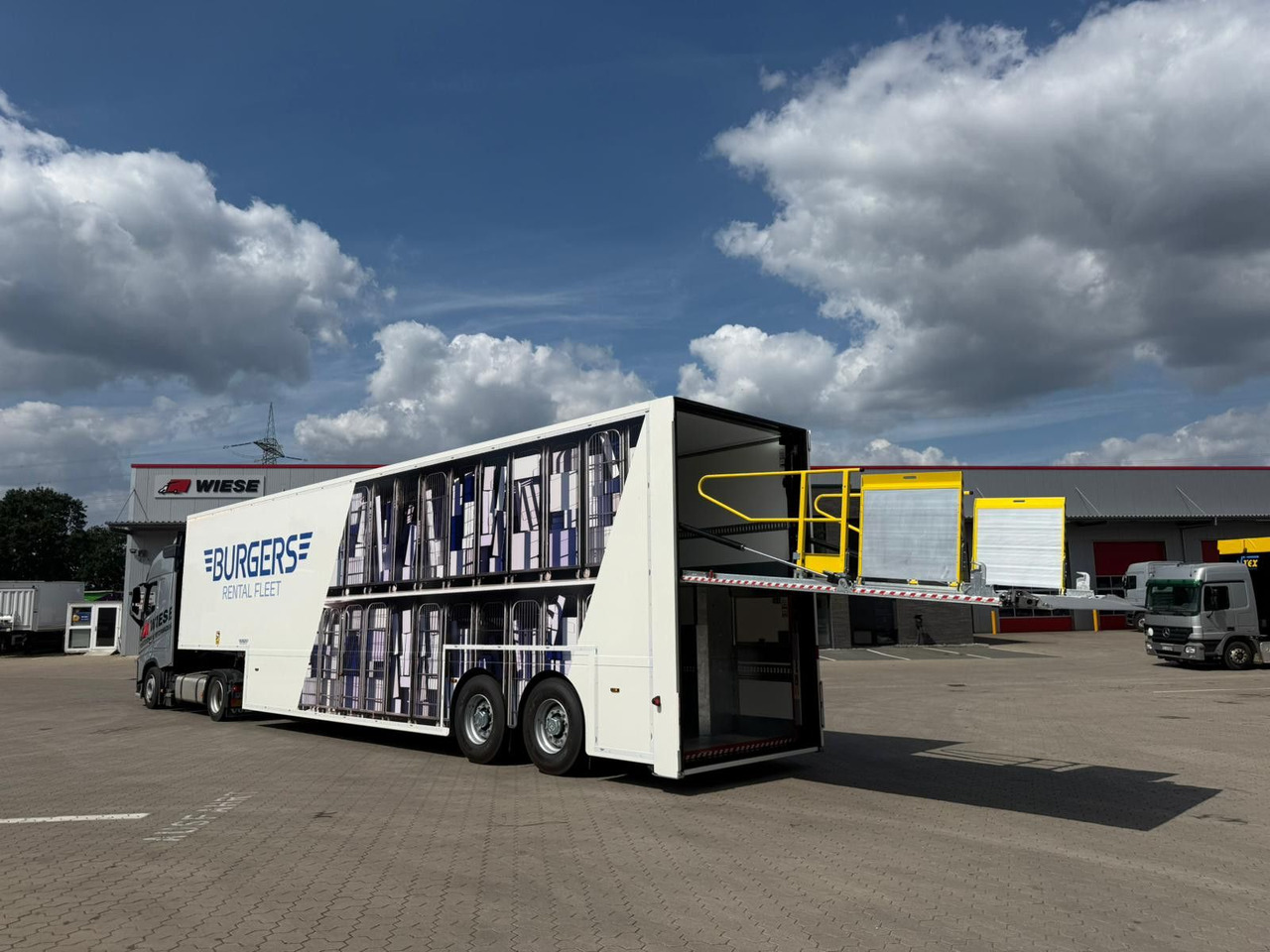 Burgers Doppelstock Trailer 60% mehr Ladefläche - عربة منخفضة مسطحة نصف مقطورة: صورة 2 Burgers Doppelstock Trailer 60% mehr Ladefläche - عربة منخفضة مسطحة نصف مقطورة: صورة 2