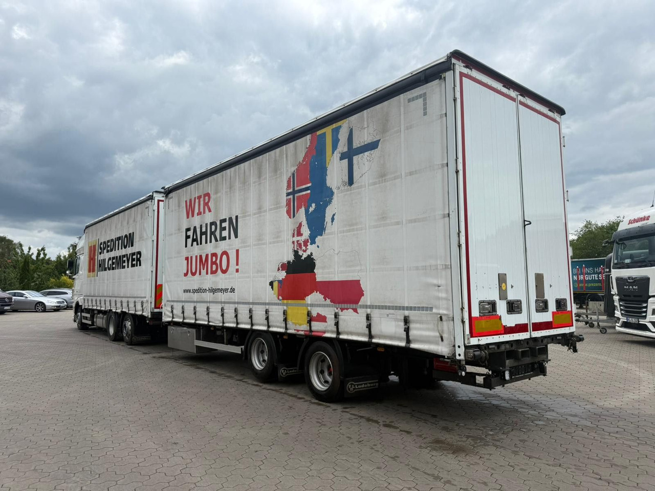 FBL Tandem Anhänger Volumen Inklusive LKW!! - مقطورة ستارة جانبية: صورة 2 FBL Tandem Anhänger Volumen Inklusive LKW!! - مقطورة ستارة جانبية: صورة 2