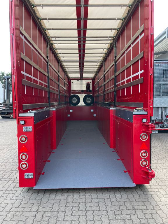 Innenlader Zwischenlader Gabelstaplertransporter - عربة منخفضة مسطحة نصف مقطورة: صورة 4 Innenlader Zwischenlader Gabelstaplertransporter - عربة منخفضة مسطحة نصف مقطورة: صورة 4