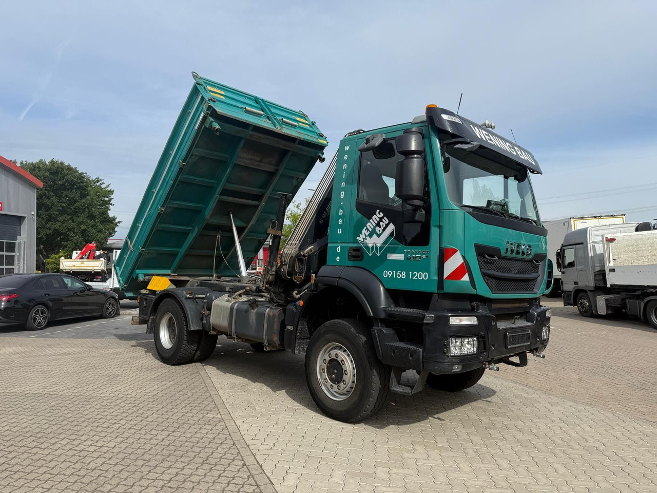 Iveco AD190 T/W Trakker 410 4x4 Allrad Kran KipperHIAB - شاحنة قلاب, شاحنة كرين: صورة 2 Iveco AD190 T/W Trakker 410 4x4 Allrad Kran KipperHIAB - شاحنة قلاب, شاحنة كرين: صورة 2