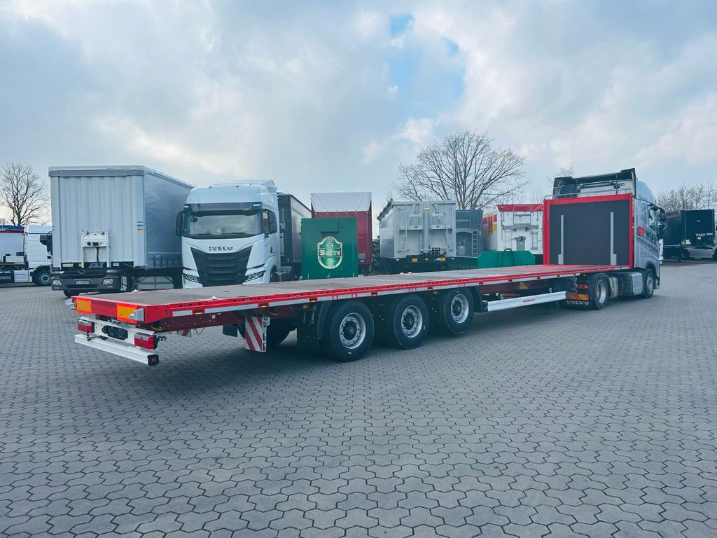Kässbohrer K.SFS M Mega Plattform Auflieger Sofort Verfügba - نصف مقطورة مسطحة: صورة 4 Kässbohrer K.SFS M Mega Plattform Auflieger Sofort Verfügba - نصف مقطورة مسطحة: صورة 4