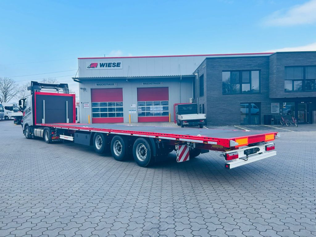 Kässbohrer K.SFS M Mega Plattform Auflieger Sofort Verfügba - نصف مقطورة مسطحة: صورة 1 Kässbohrer K.SFS M Mega Plattform Auflieger Sofort Verfügba - نصف مقطورة مسطحة: صورة 1
