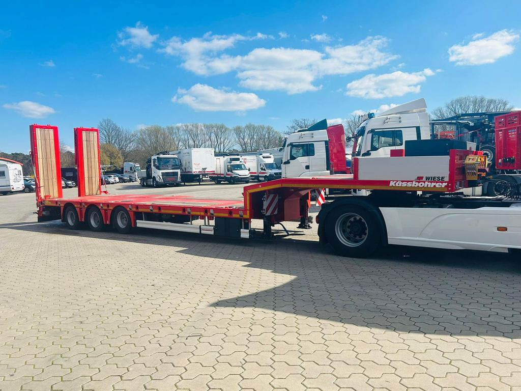 Kässbohrer K.SLA 3 ausziehbarer tele Tiefbett Auflieger - عربة منخفضة مسطحة نصف مقطورة: صورة 4 Kässbohrer K.SLA 3 ausziehbarer tele Tiefbett Auflieger - عربة منخفضة مسطحة نصف مقطورة: صورة 4