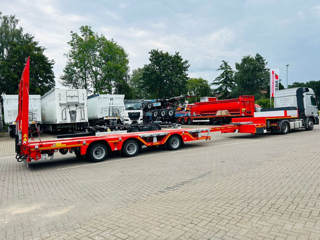 Kässbohrer KSLA RJ Mega Jumbo Tieflader mit Radmulden tele - عربة منخفضة مسطحة نصف مقطورة: صورة 5 Kässbohrer KSLA RJ Mega Jumbo Tieflader mit Radmulden tele - عربة منخفضة مسطحة نصف مقطورة: صورة 5
