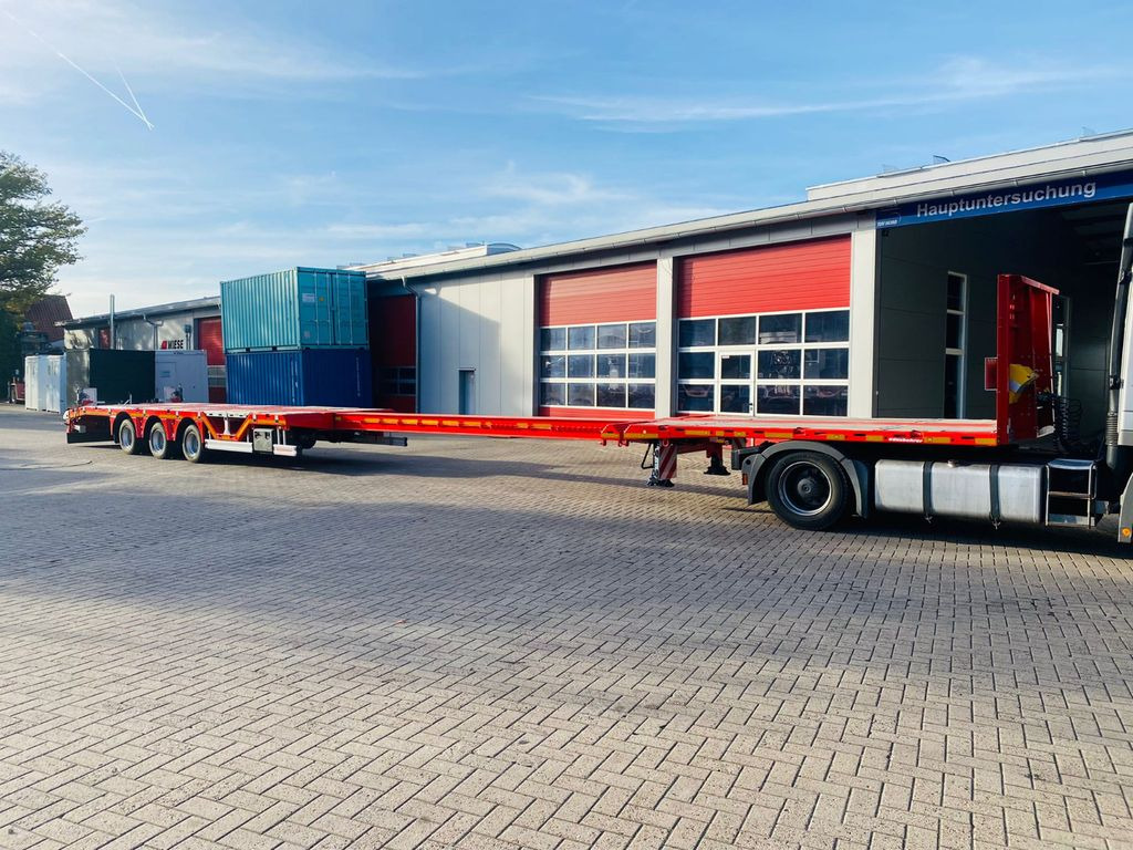 Kässbohrer Mega Tele HD Plattform Auflieger mit Radmulden - نصف مقطورة مسطحة: صورة 2 Kässbohrer Mega Tele HD Plattform Auflieger mit Radmulden - نصف مقطورة مسطحة: صورة 2