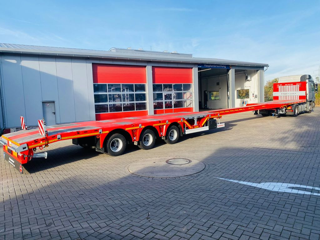 Kässbohrer Mega Tele HD Plattform Auflieger mit Radmulden - نصف مقطورة مسطحة: صورة 5 Kässbohrer Mega Tele HD Plattform Auflieger mit Radmulden - نصف مقطورة مسطحة: صورة 5