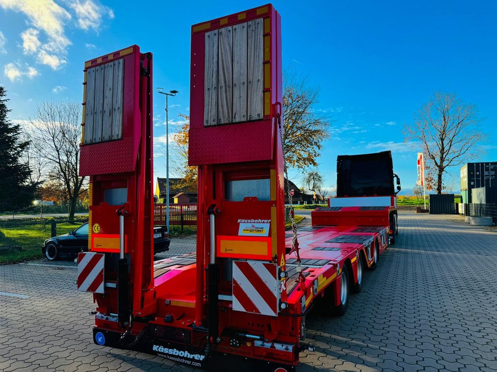 Kässbohrer SLAR3 Ausziehbares Tiefbett mit Radmulden - عربة منخفضة مسطحة نصف مقطورة: صورة 3 Kässbohrer SLAR3 Ausziehbares Tiefbett mit Radmulden - عربة منخفضة مسطحة نصف مقطورة: صورة 3