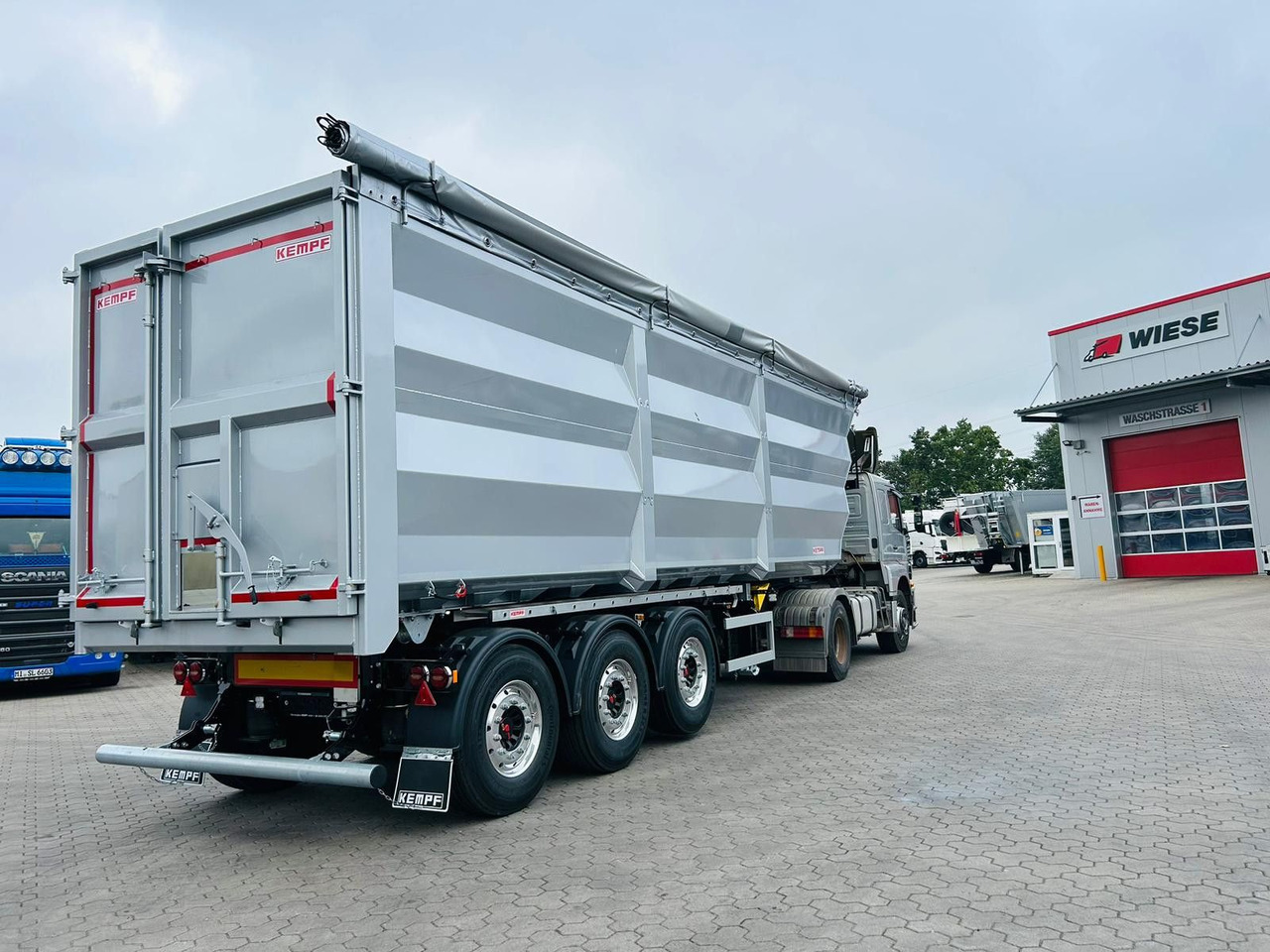 Kempf SKM 36/3 SHL-Light 3-Achs Stahl Kipper 51m³ - قلابة نصف مقطورة نصف مقطورة قلابة: صورة 3 Kempf SKM 36/3 SHL-Light 3-Achs Stahl Kipper 51m³ - قلابة نصف مقطورة نصف مقطورة قلابة: صورة 3