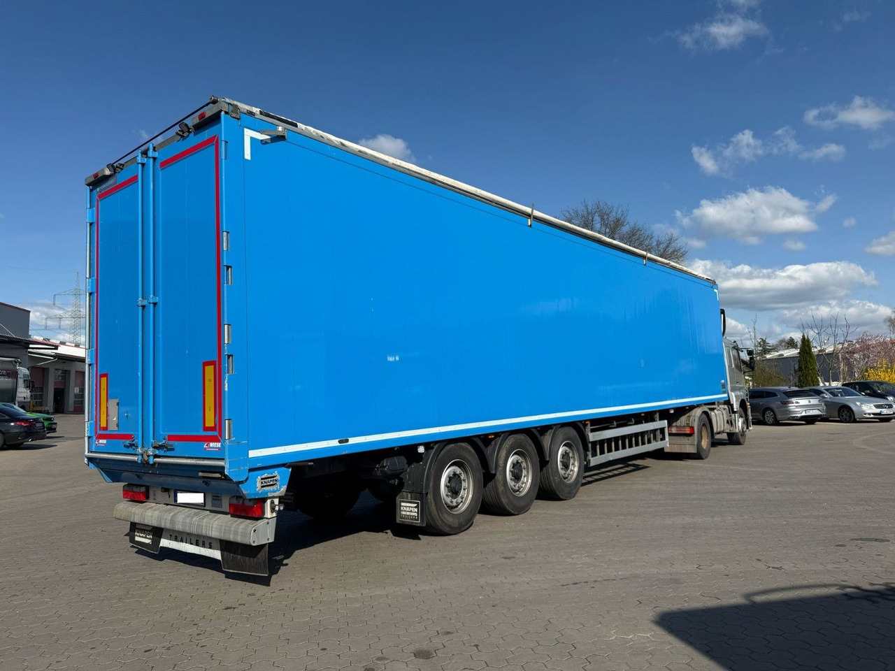 Knapen K100 Schubboden 92m³ Powersheet mit neuen TÜV - نصف مقطورة مباشرة: صورة 4 Knapen K100 Schubboden 92m³ Powersheet mit neuen TÜV - نصف مقطورة مباشرة: صورة 4