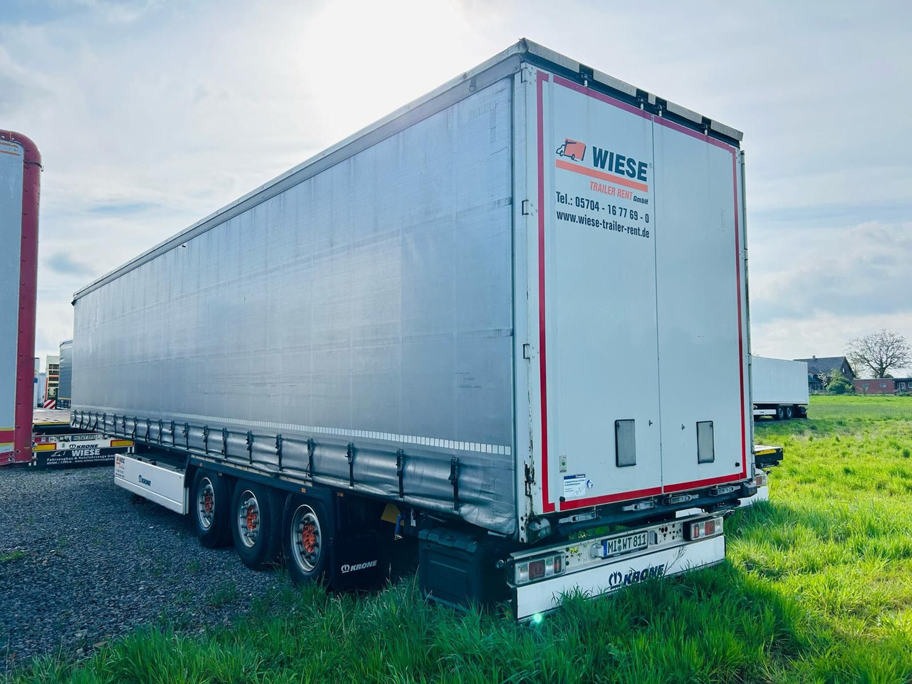 Krone Schiebeplanen Auflieger TÜV Neu - نصف مقطورة ستارة: صورة 2 Krone Schiebeplanen Auflieger TÜV Neu - نصف مقطورة ستارة: صورة 2