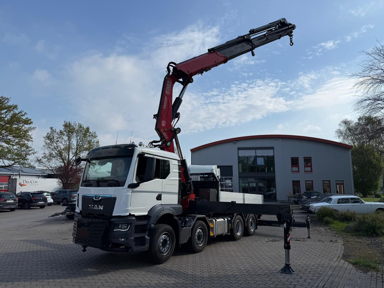 MAN 35.520 8x4 Fassi F800 RA2.28 OHNE ABSTÜTZÜBERWA. - وحدة جر: صورة 2 MAN 35.520 8x4 Fassi F800 RA2.28 OHNE ABSTÜTZÜBERWA. - وحدة جر: صورة 2