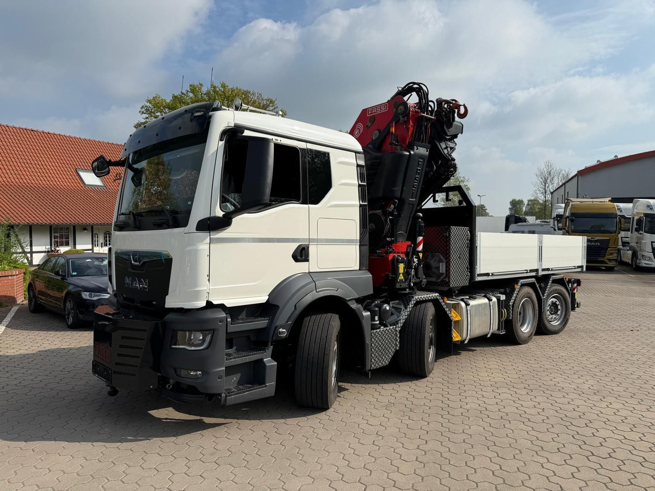 شاحنة كرين MAN 35.520 8x4 mit Kran Fassi F800 RA2.28: صورة 10