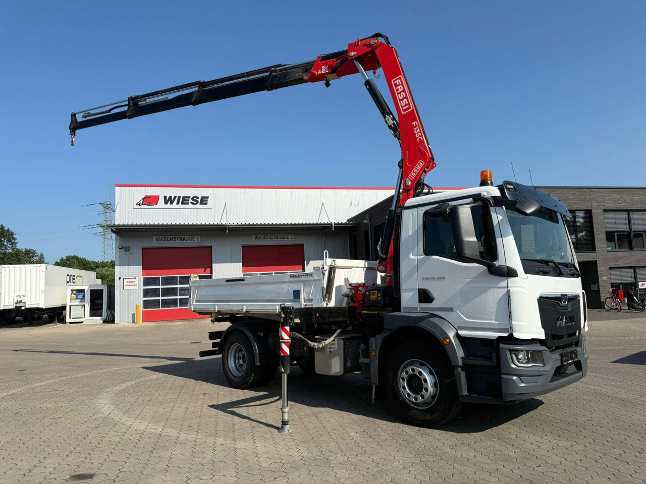 MAN TGM 18.320 4x2 BB mit Fassi F135 Kipper Kran - شاحنة قلاب, شاحنة كرين: صورة 1 MAN TGM 18.320 4x2 BB mit Fassi F135 Kipper Kran - شاحنة قلاب, شاحنة كرين: صورة 1