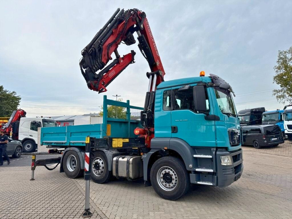 MAN TGS 26.400 6x2 Pritsche mit Fassi F450 Frontkran - شاحنة كرين: صورة 5 MAN TGS 26.400 6x2 Pritsche mit Fassi F450 Frontkran - شاحنة كرين: صورة 5