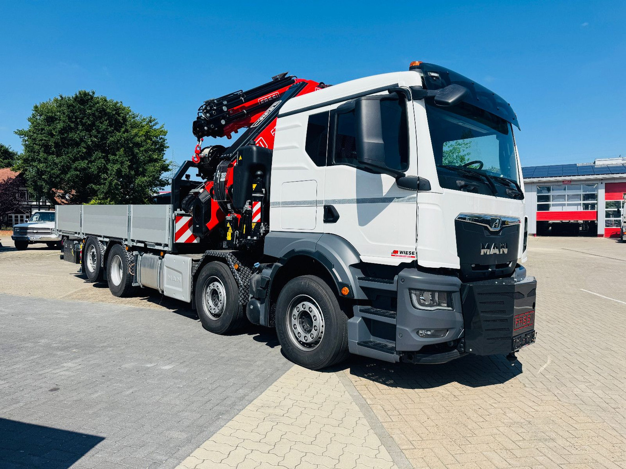 MAN TGS 32.510 mit F710 Frontkran sofort - شاحنة, شاحنة كرين: صورة 1 MAN TGS 32.510 mit F710 Frontkran sofort - شاحنة, شاحنة كرين: صورة 1