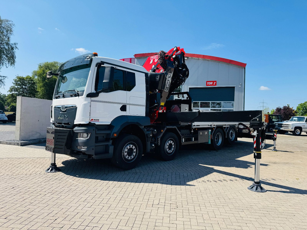 MAN TGS 32.510 mit F710 Frontkran sofort - شاحنات مسطحة, شاحنة كرين: صورة 2 MAN TGS 32.510 mit F710 Frontkran sofort - شاحنات مسطحة, شاحنة كرين: صورة 2