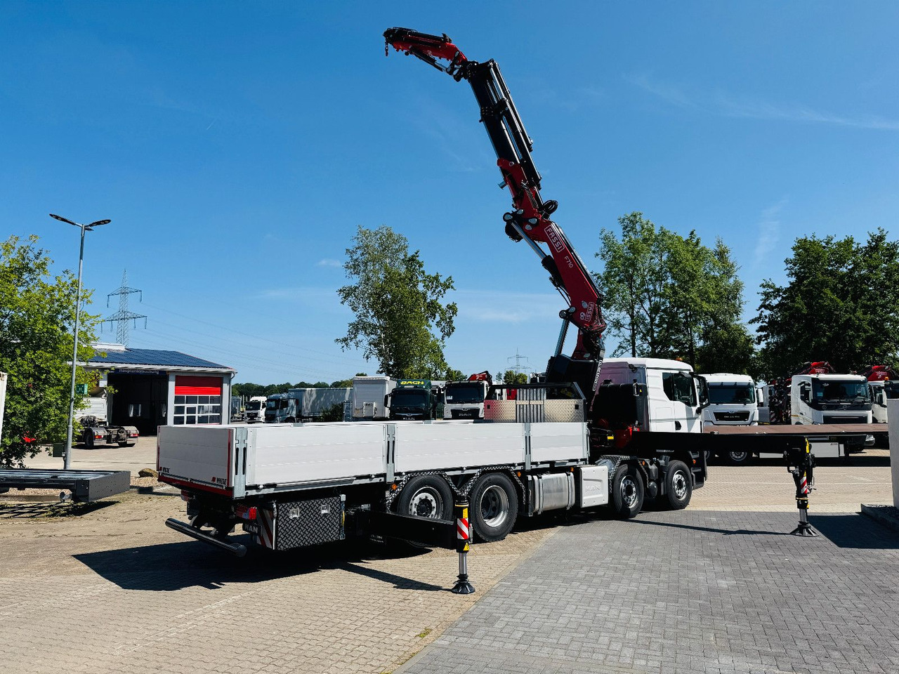 MAN TGS 32.510 mit F710 Frontkran sofort - شاحنات مسطحة, شاحنة كرين: صورة 3 MAN TGS 32.510 mit F710 Frontkran sofort - شاحنات مسطحة, شاحنة كرين: صورة 3