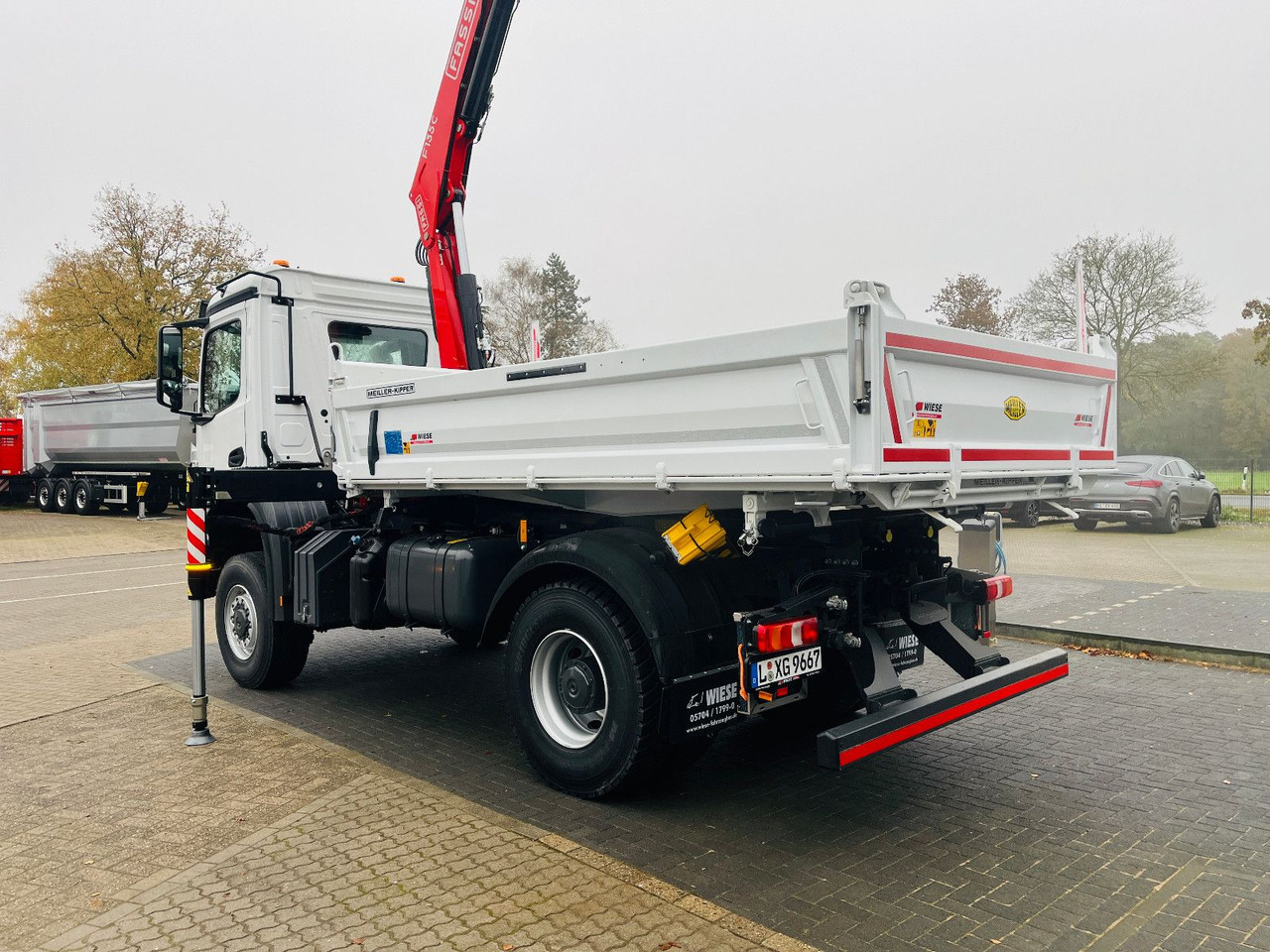 Mercedes-Benz Arocs 1835 4x4 Meiller Fassi F135 Kran Kipper - شاحنة قلاب, شاحنة كرين: صورة 4 Mercedes-Benz Arocs 1835 4x4 Meiller Fassi F135 Kran Kipper - شاحنة قلاب, شاحنة كرين: صورة 4