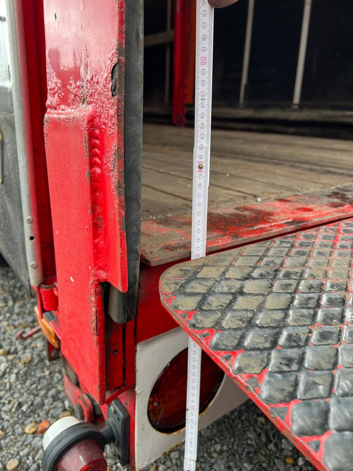 عربة منخفضة مسطحة نصف مقطورة Meusburger 2-Achs-Gabelstaplertransporter Rampe Dhollandia: صورة 10