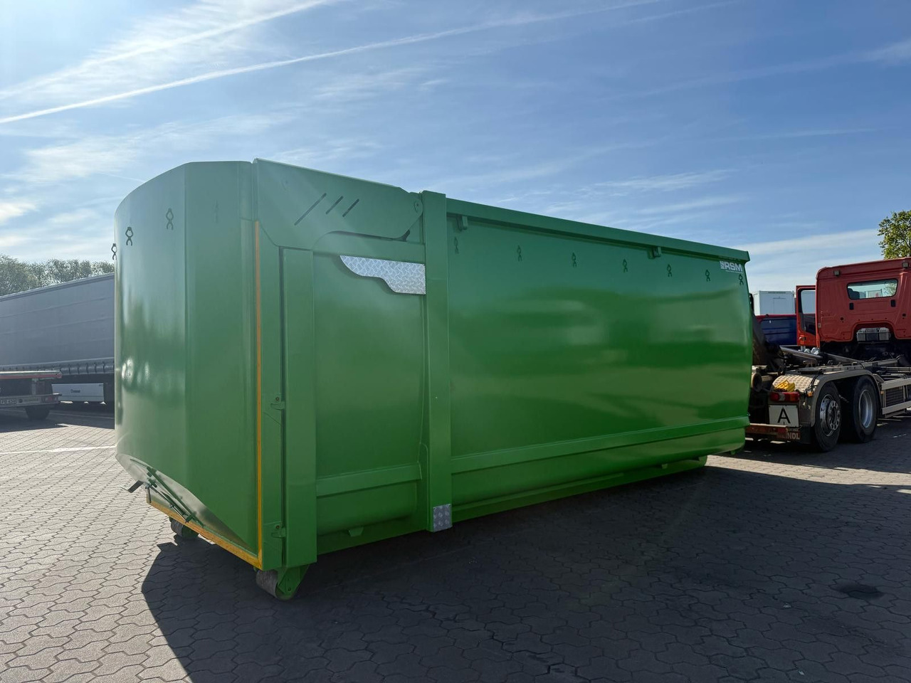 RSM Abrollcontainer 38m³ mit hydr. Heckklappe - نصف مقطورة لنقل الحاويات: صورة 5 RSM Abrollcontainer 38m³ mit hydr. Heckklappe - نصف مقطورة لنقل الحاويات: صورة 5