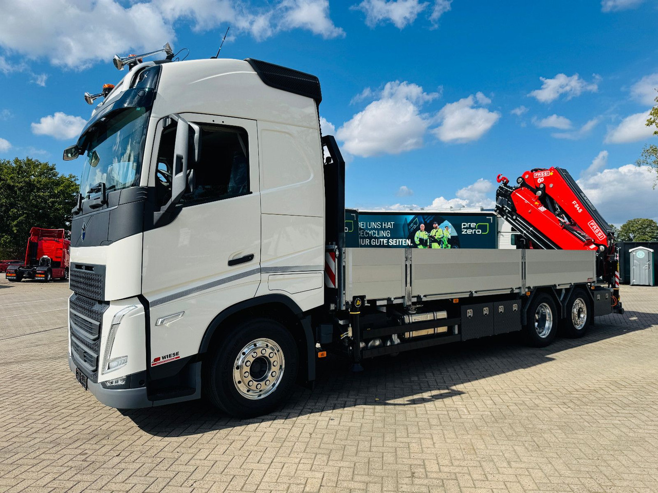 Volvo FH 540 6x2 Container Fassi F545 Heck - شاحنات مسطحة, شاحنة كرين: صورة 3 Volvo FH 540 6x2 Container Fassi F545 Heck - شاحنات مسطحة, شاحنة كرين: صورة 3