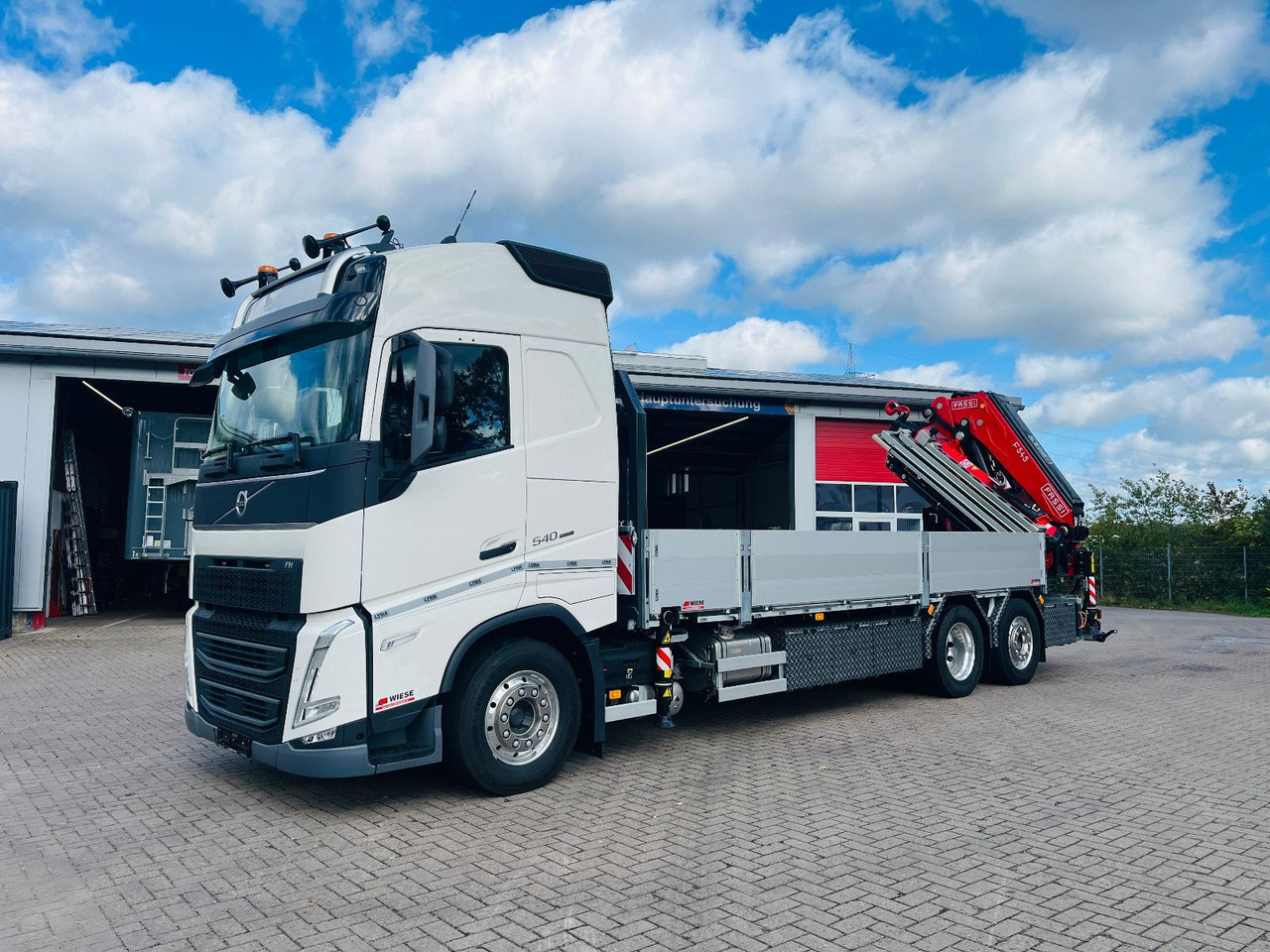 Volvo FH 540 6x2 Container Fassi F545 Heck - شاحنات مسطحة, شاحنة كرين: صورة 1 Volvo FH 540 6x2 Container Fassi F545 Heck - شاحنات مسطحة, شاحنة كرين: صورة 1