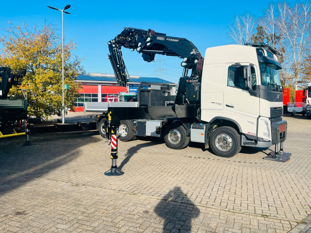 Volvo FH 540 SZM mit F1450 HXP Fly Jib + Winde - شاحنة كرين: صورة 4 Volvo FH 540 SZM mit F1450 HXP Fly Jib + Winde - شاحنة كرين: صورة 4
