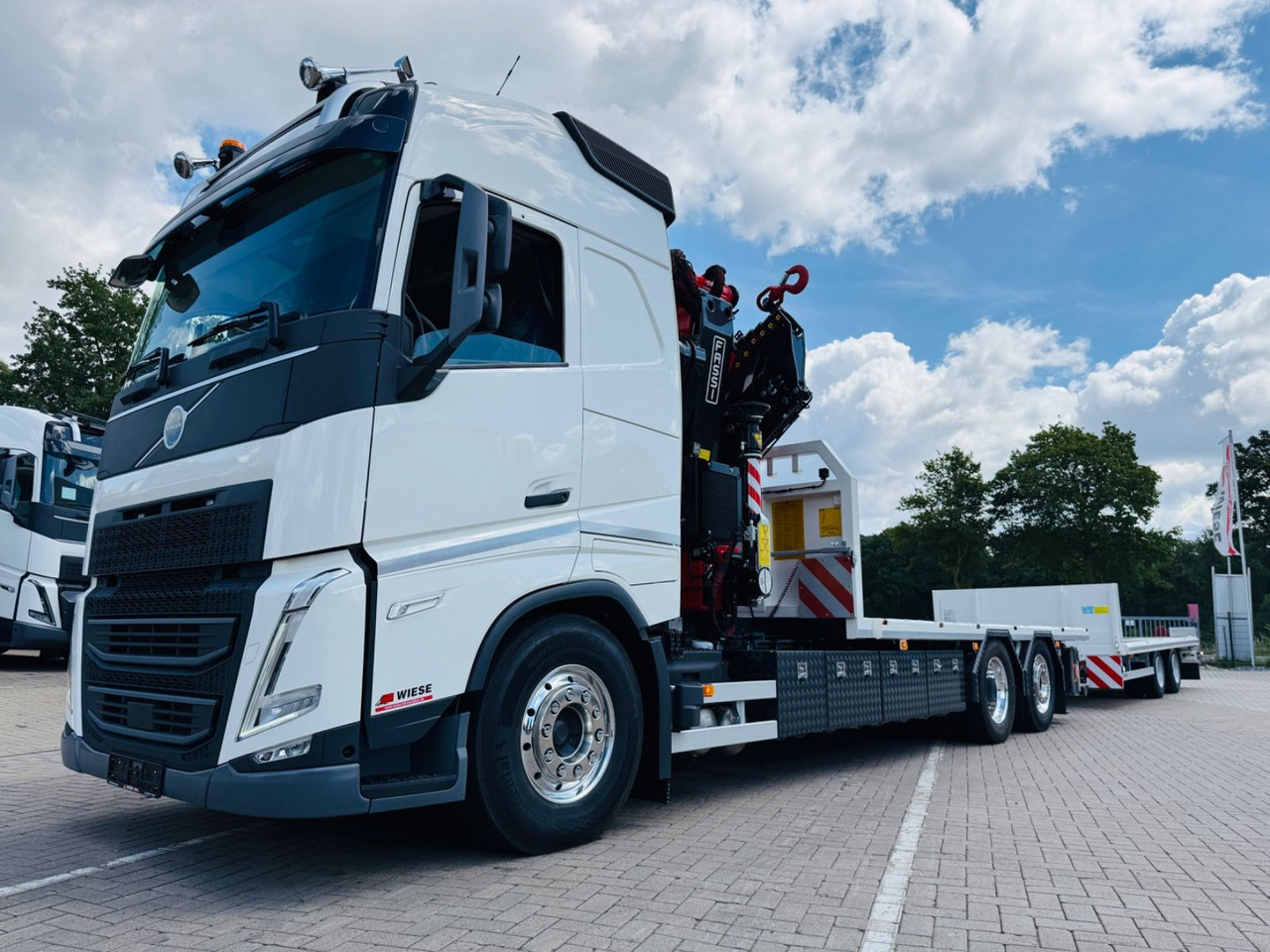 Volvo FH540 6x2 Containerpritsche mit F545RA.2.26 - شاحنات مسطحة, شاحنة كرين: صورة 1 Volvo FH540 6x2 Containerpritsche mit F545RA.2.26 - شاحنات مسطحة, شاحنة كرين: صورة 1