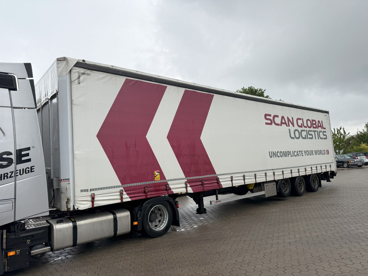 Wiese Mega Schiebeplane mit Dhollandia Rampe 9t - عربة منخفضة مسطحة نصف مقطورة: صورة 3 Wiese Mega Schiebeplane mit Dhollandia Rampe 9t - عربة منخفضة مسطحة نصف مقطورة: صورة 3