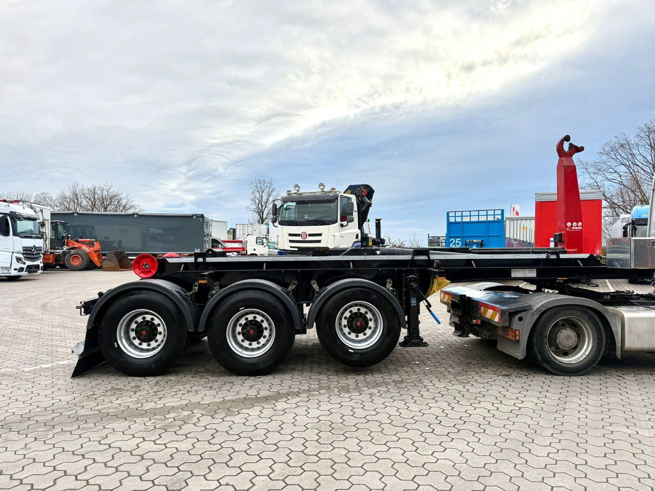 Wiese SA 3 - 36 AK 30 Abrollkipper neu lackiert - نصف مقطورة لنقل الحاويات: صورة 5 Wiese SA 3 - 36 AK 30 Abrollkipper neu lackiert - نصف مقطورة لنقل الحاويات: صورة 5