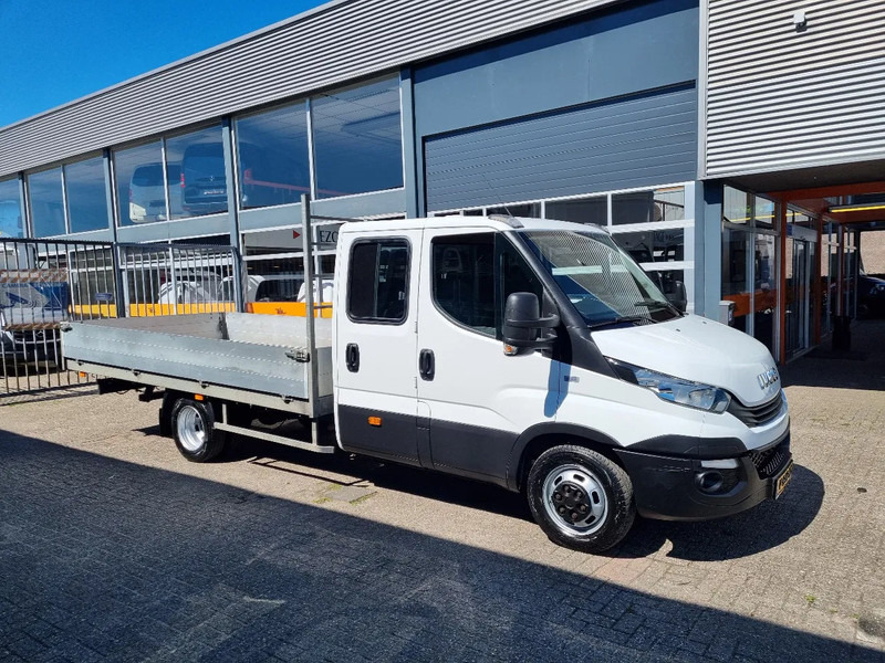 Iveco Daily 35C18 3.0D DC 6 zits Open laadbak 4.10m EURO 6 - شاحنة مفتوحة, الشاحنات الصغيرة كابينة مزدوجة: صورة 1 Iveco Daily 35C18 3.0D DC 6 zits Open laadbak 4.10m EURO 6 - شاحنة مفتوحة, الشاحنات الصغيرة كابينة مزدوجة: صورة 1