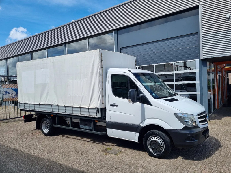 Mercedes-Benz Sprinter 514 CDI/ Huifzeil/ Airco/ EURO 6 - شاحنة ستارة جانبية: صورة 1 Mercedes-Benz Sprinter 514 CDI/ Huifzeil/ Airco/ EURO 6 - شاحنة ستارة جانبية: صورة 1