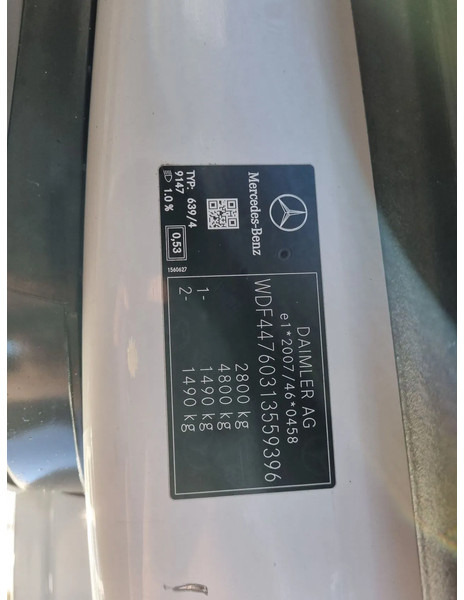 فان المدمجة Mercedes-Benz Vito 114 CDI L2 Euro 6 RWD 2.2 CDI: صورة 8