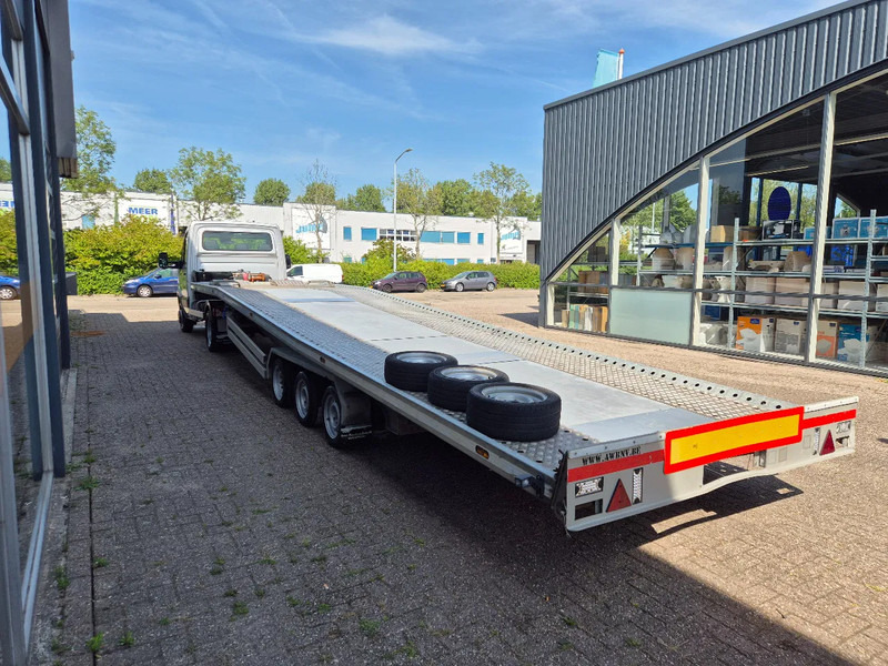 شاحنة التوصيل Volkswagen Crafter 2.0TDI BE Combi/ Autotransporter 10m mit Knicksystem/ Winch: صورة 9